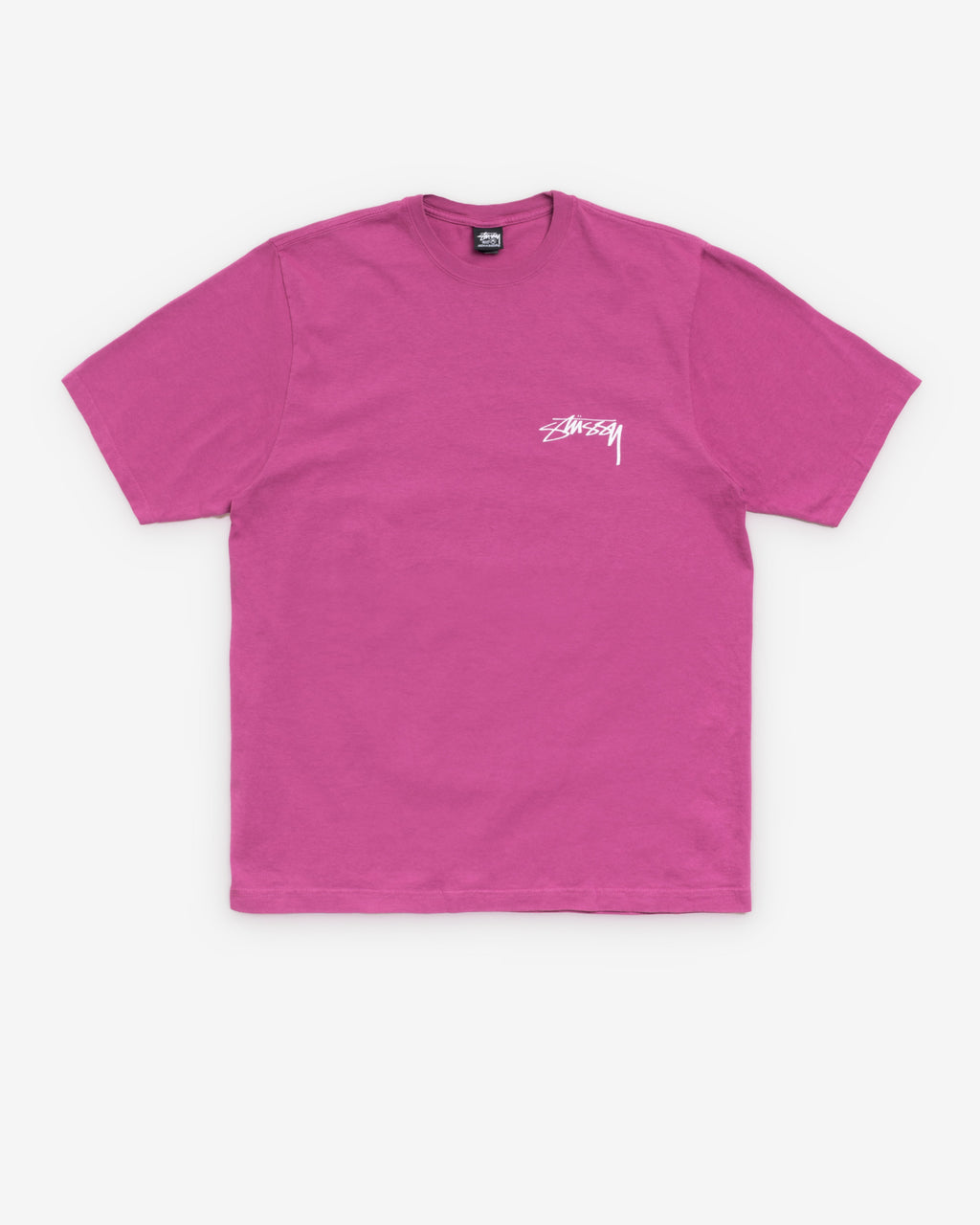 Stüssy  - Men's Skate Stack Pig. Dyed Tee - (Berry)