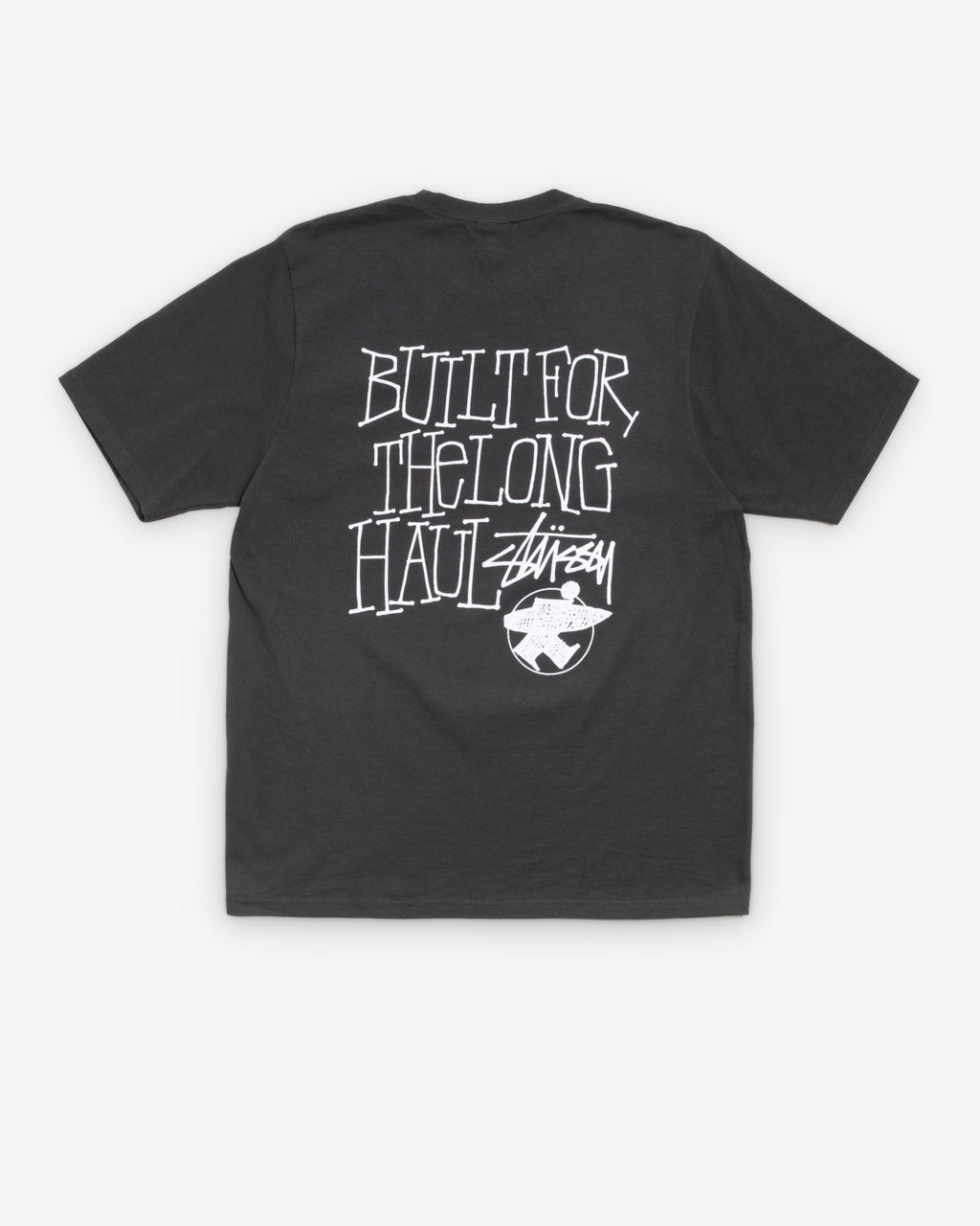Stüssy - Men's Long Haul Pig. Dyed Tee - (Faded Black)