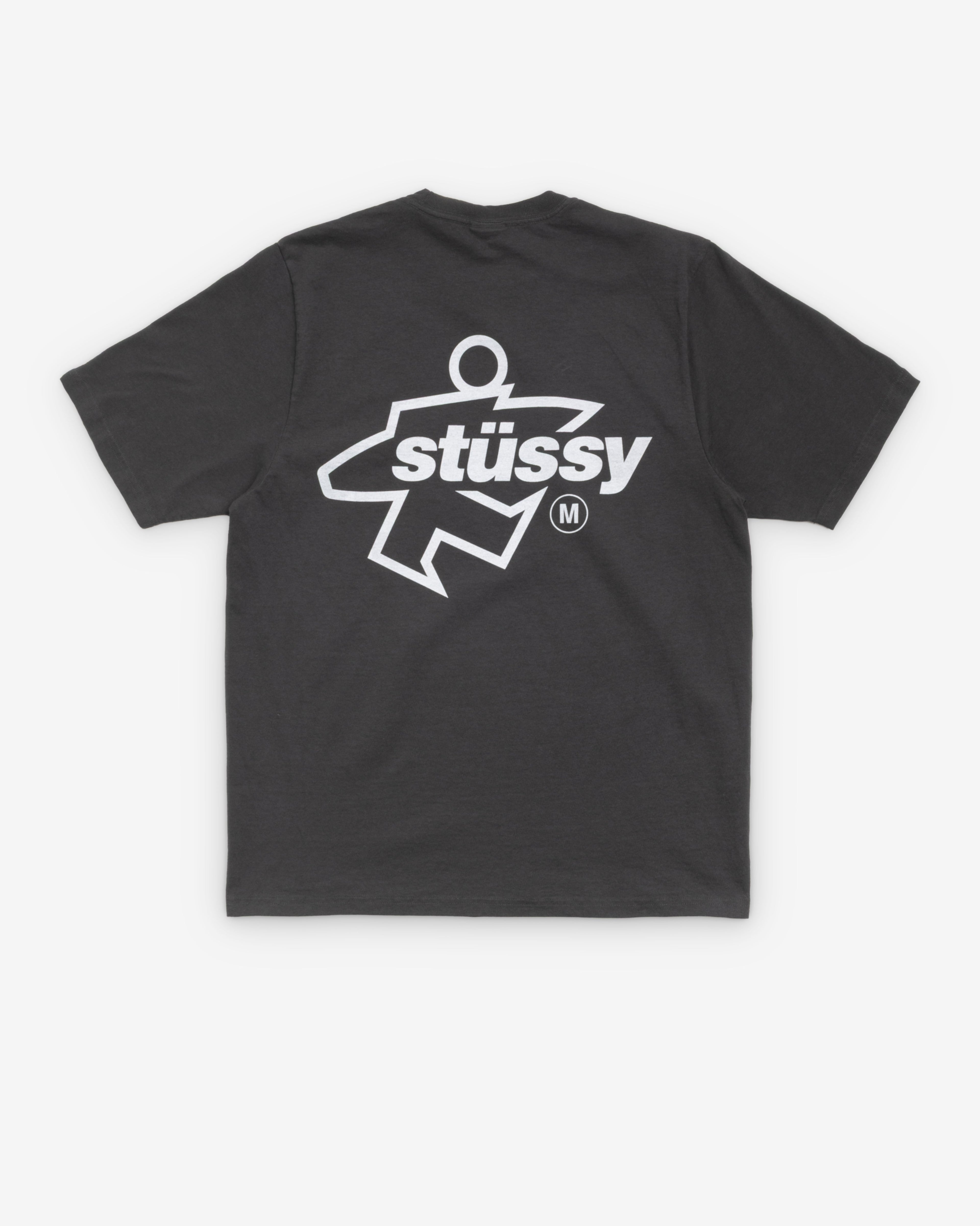Stüssy - Men's Surf Size Pikgment Dyed Tee - (Faded Black)