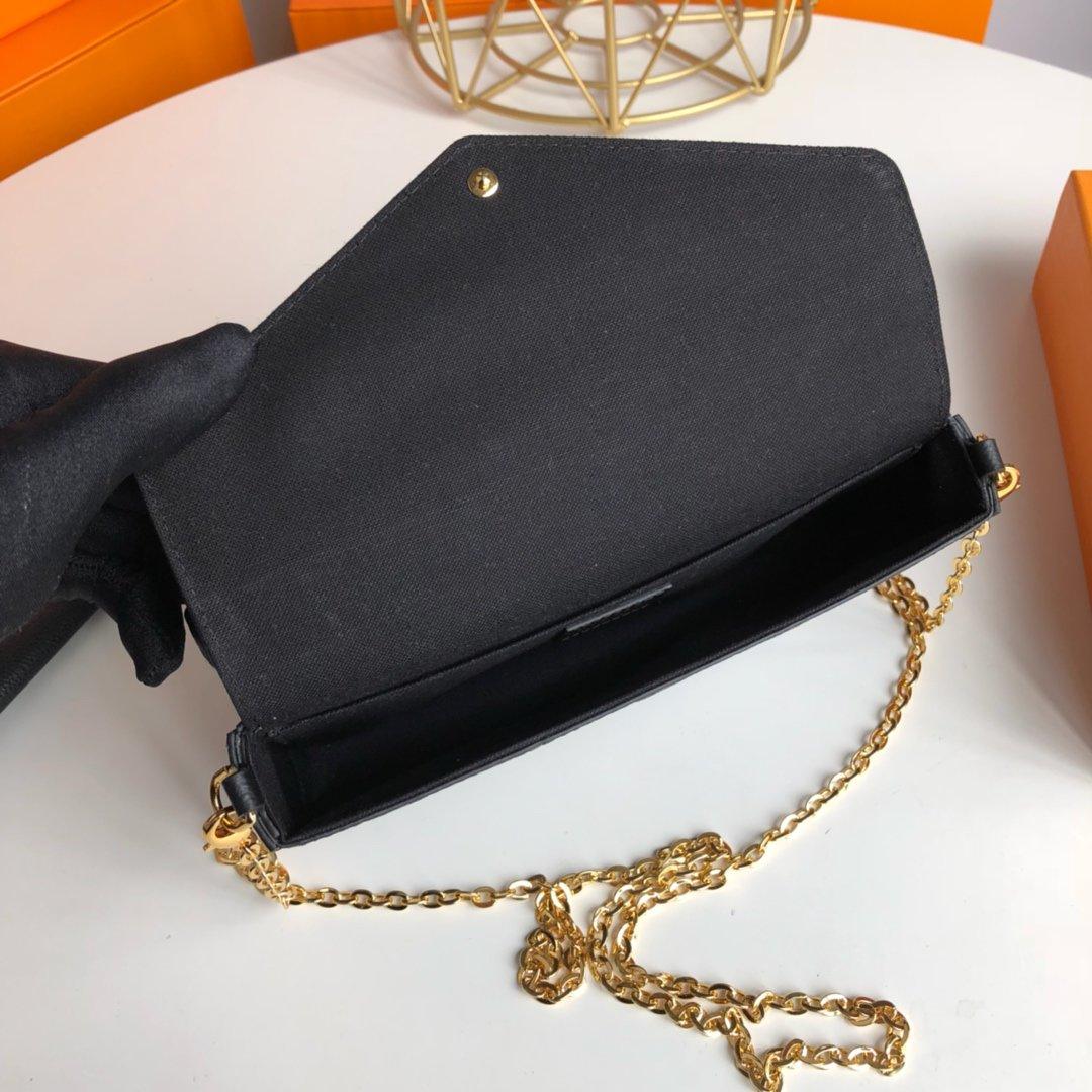 Louis Vuitton félicie pochette Black