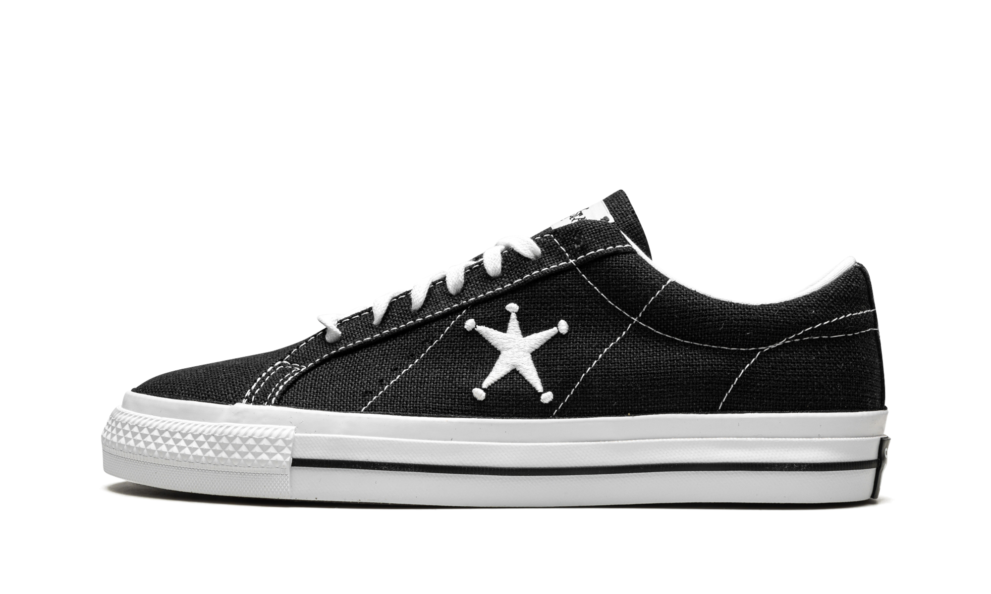 STUSSY X ONE STAR OX LOW "Black" 173120C