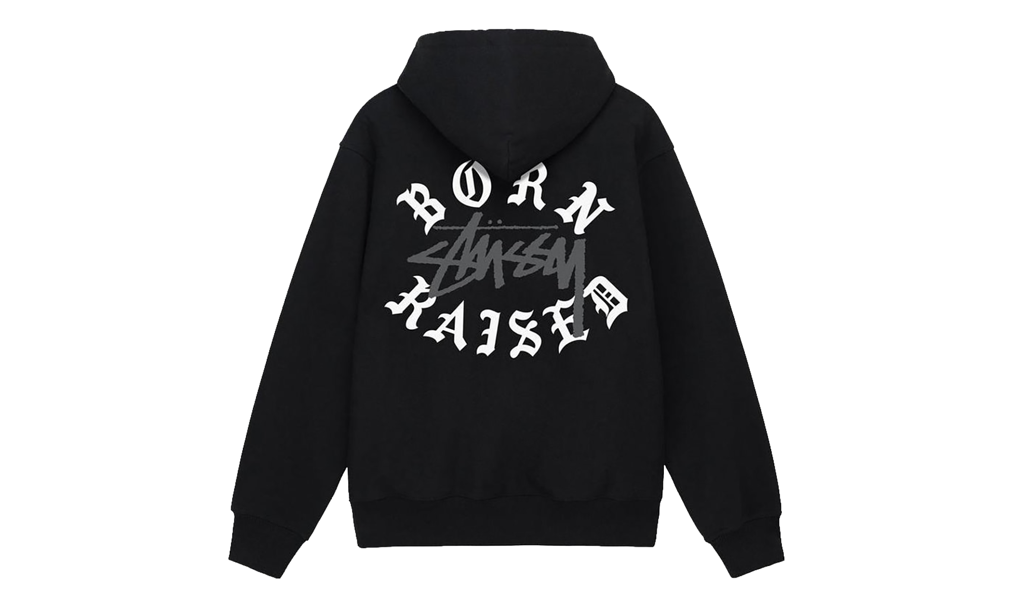Born X Raised Logo Zip Hoodie "Black" STUS423