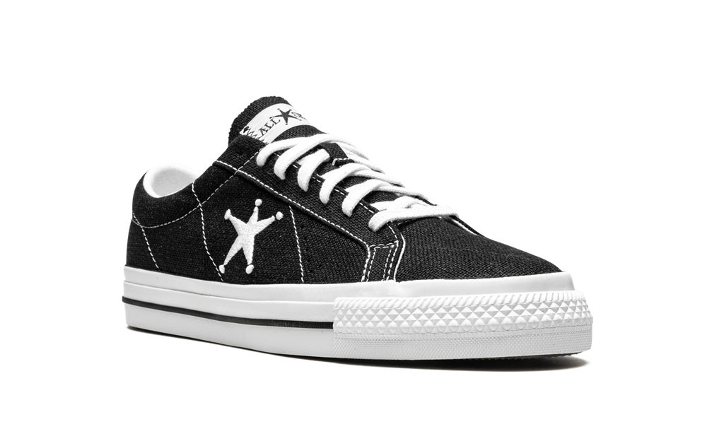 STUSSY X ONE STAR OX LOW "Black" 173120C