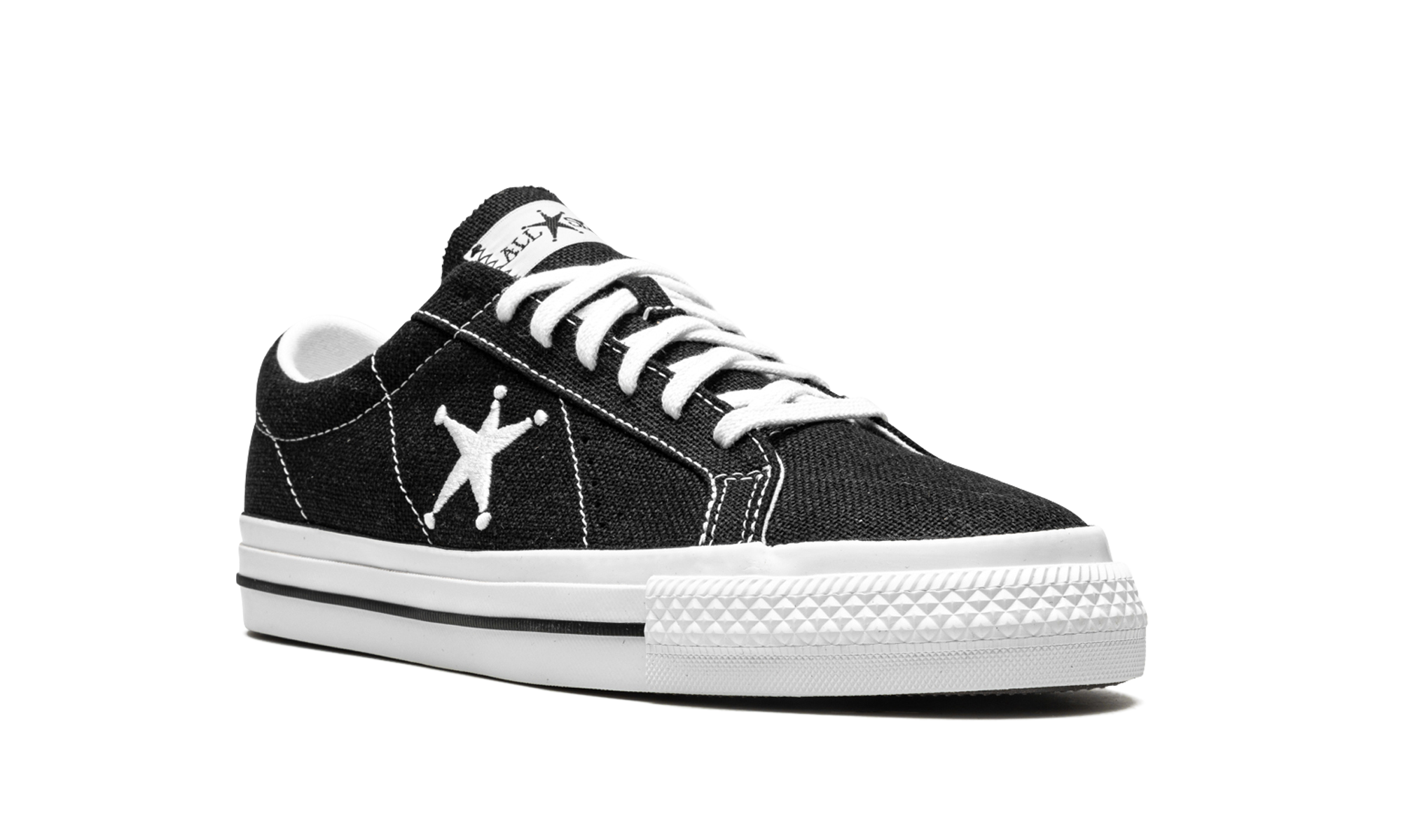 STUSSY X ONE STAR OX LOW "Black" 173120C