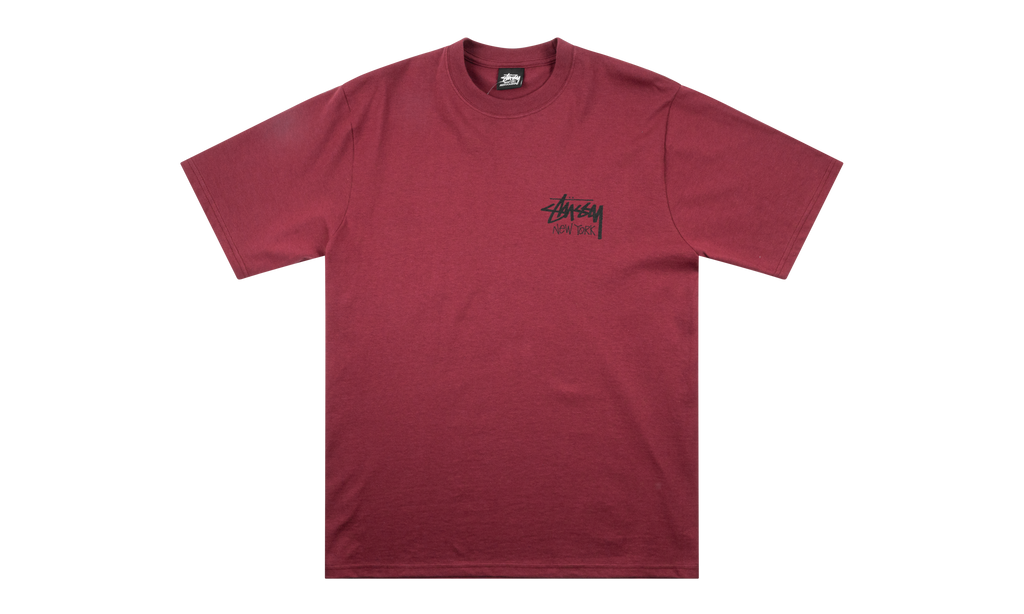 BASIC STÜSSY TEE "New York Exclusive - Wine" STUS22