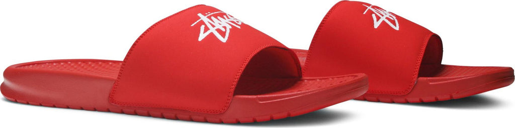 [CW2787-600] Mens Nike Benassi 'Stussy Habanero Red'