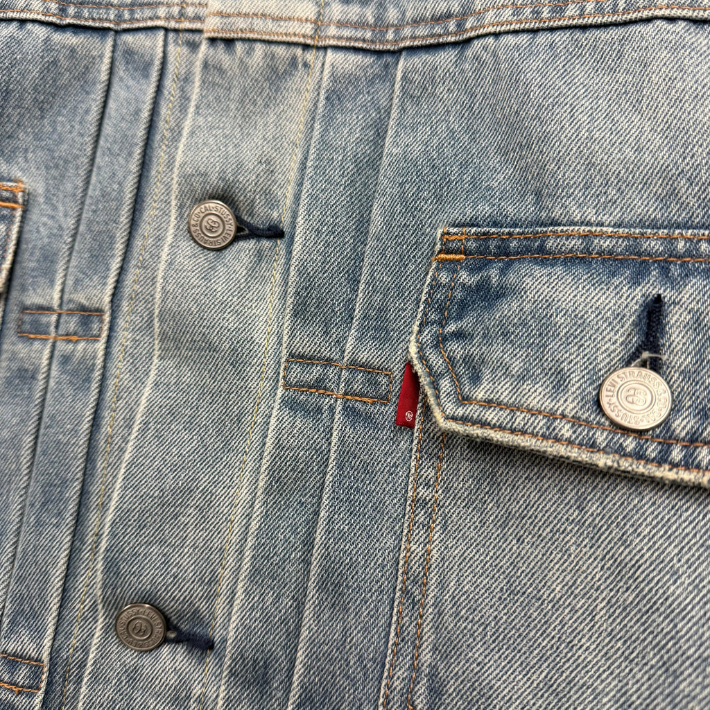Stussy x Levi’s embossed praglad trucker jacket / Large