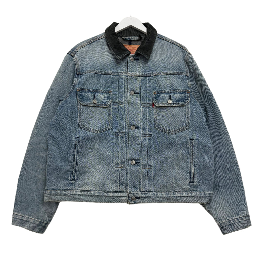 Stussy x Levi’s embossed praglad trucker jacket / Large