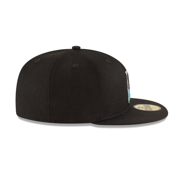 Florida Marlins World Series Black Wool 59FIFTY Fitted Hat