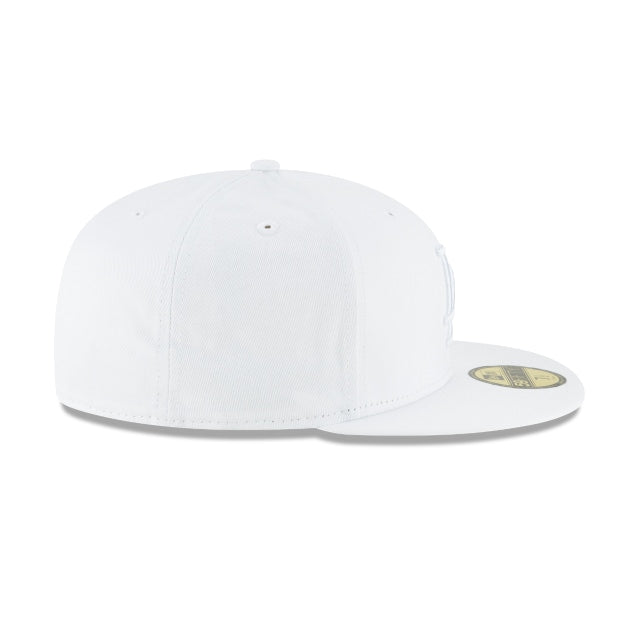 Los Angeles Dodgers Whiteout Basic 59FIFTY Fitted Hat
