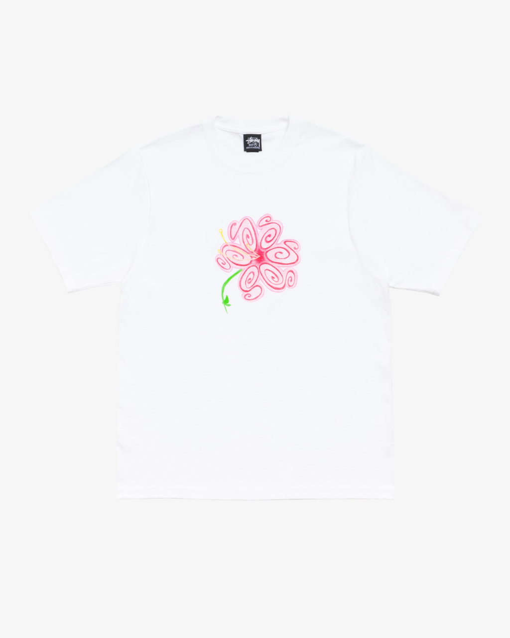 Stüssy -  Men's S Flower Tee - (White)