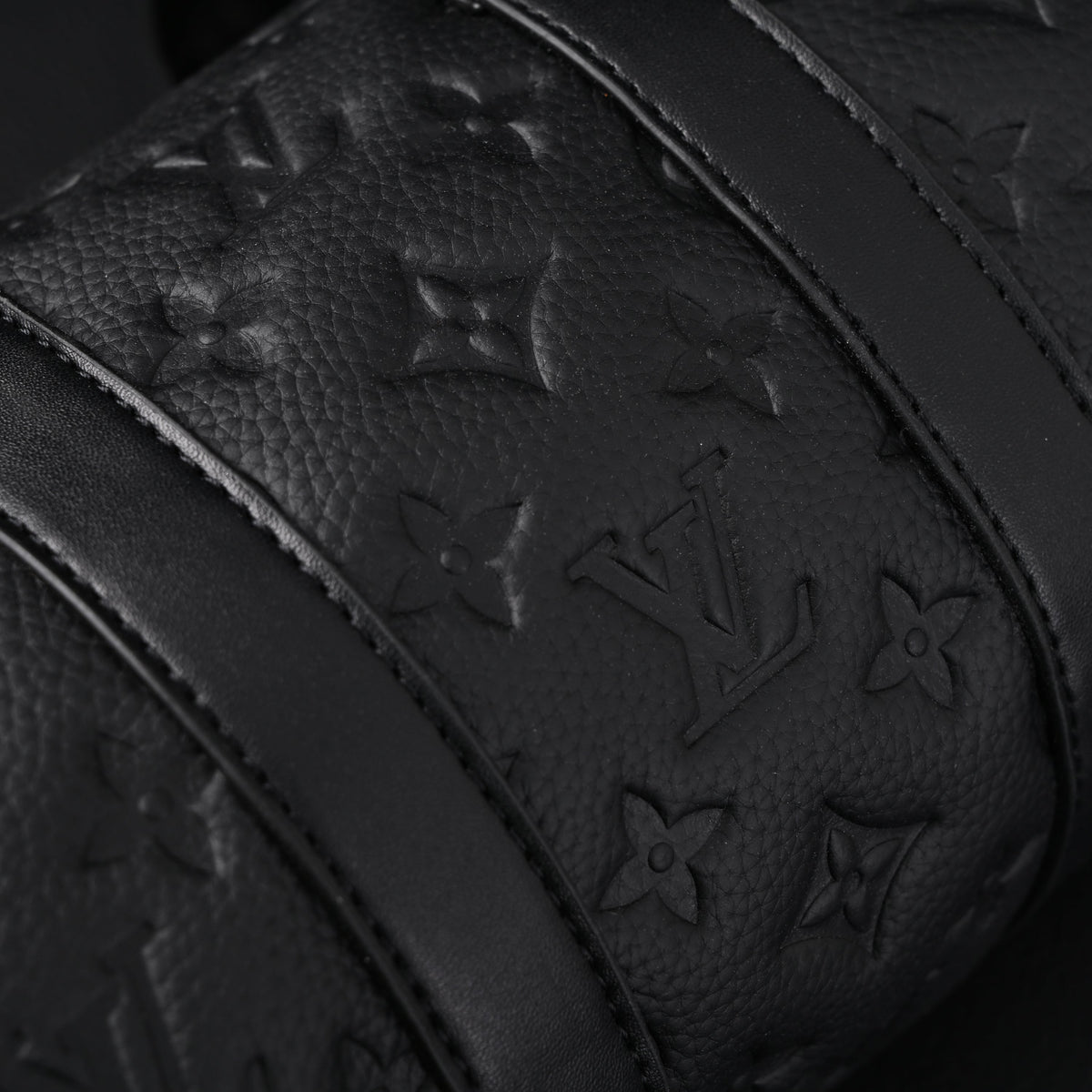 Louis Vuitton Keepall Bandoulière 50 – Monogram Shadow Black Leather