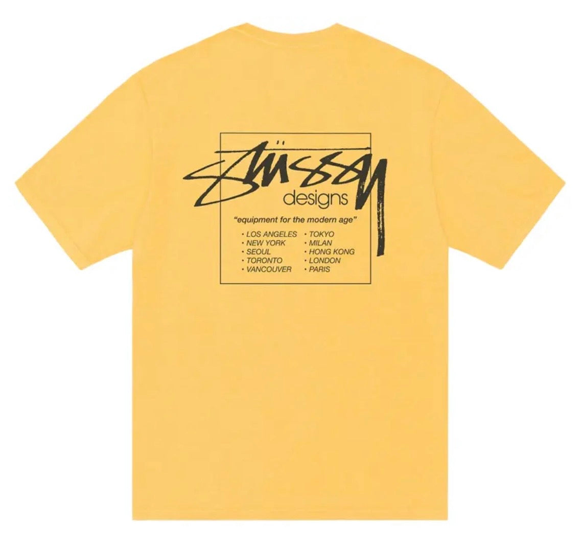 Stussy Modern Age Tee Pigment Dyed Yellow