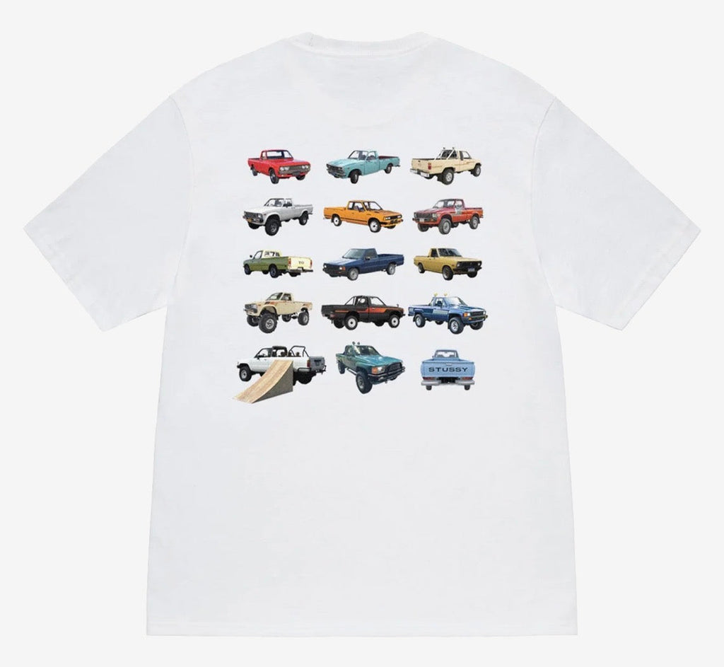 Stussy Flatbed Tee White