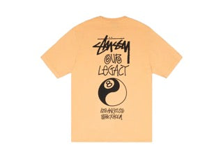 Stussy x Our Legacy Work Shop 8 Ball Yin Yang Tee 'Peach'
