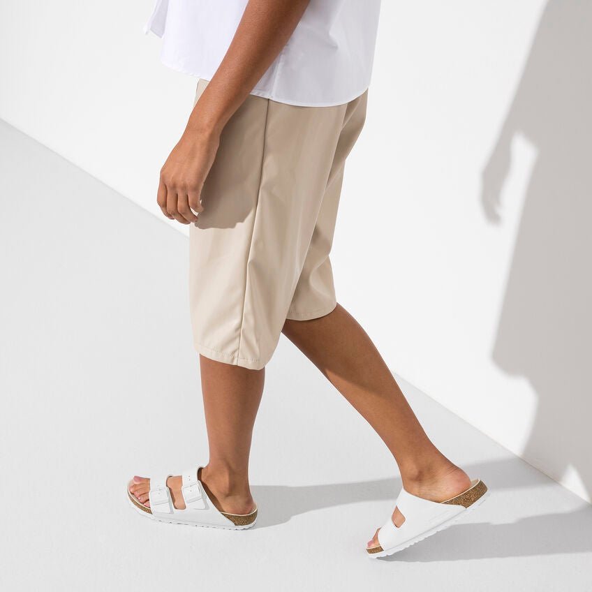 'Arizona BS' women's double strap slide sandal - white