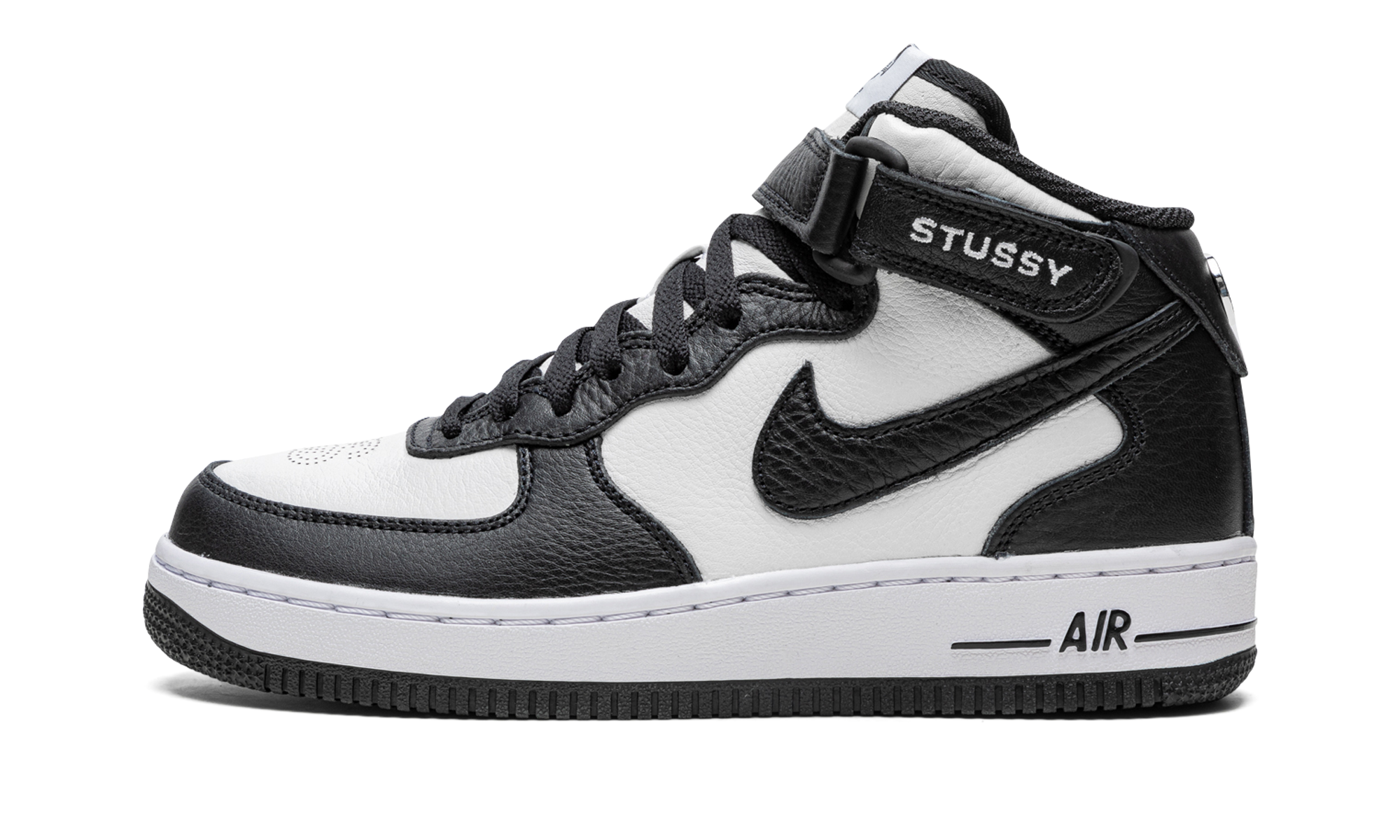 Air Force 1 Mid "Stussy - Light Bone Black" DJ7840 002