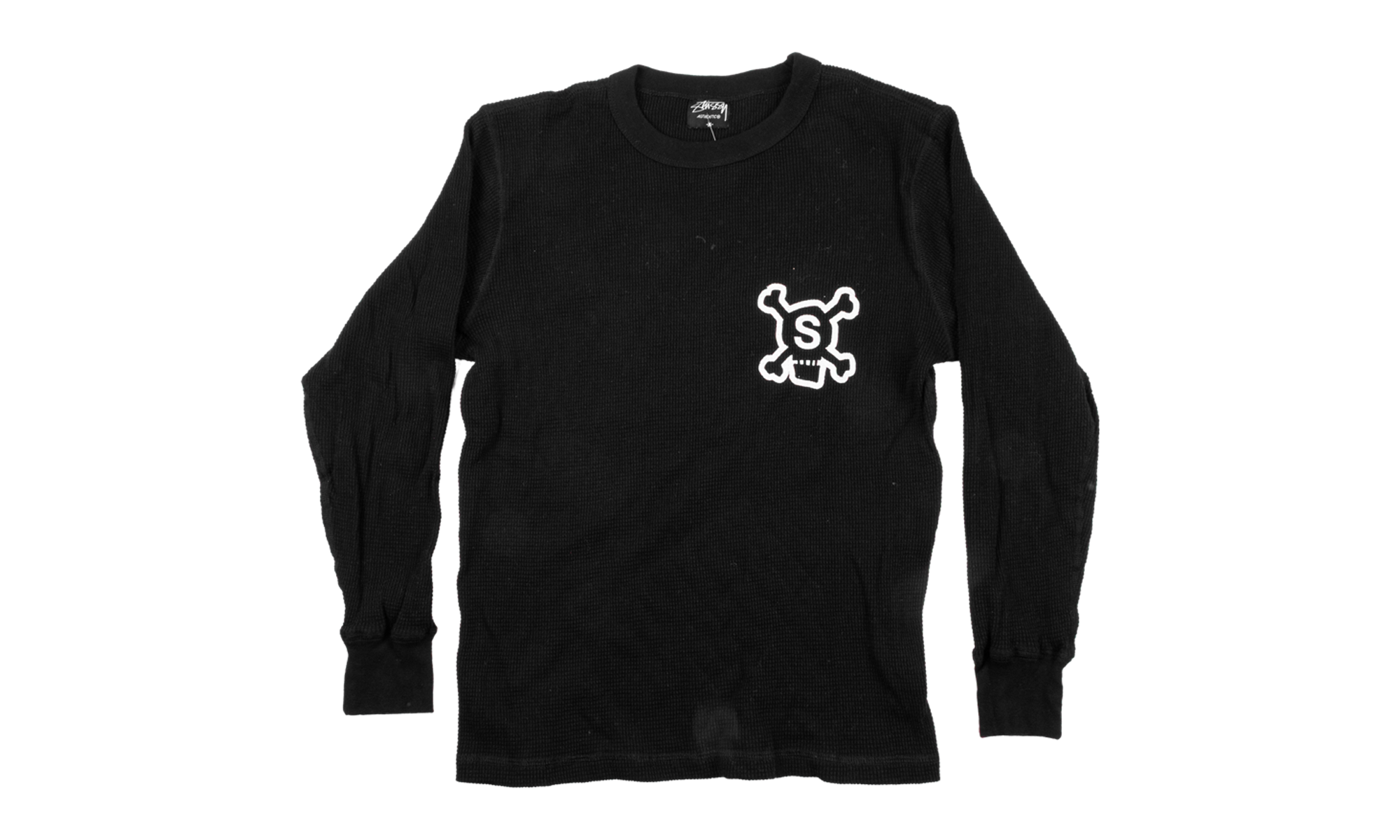 Skull Logo Long Sleeve Knit "Black" STUS321