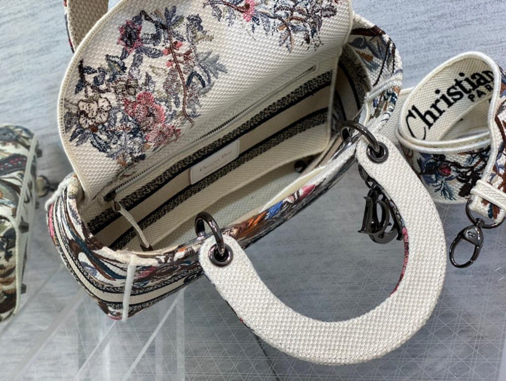 DIOR Jardin d'Hiver Lady D-Lite Bag