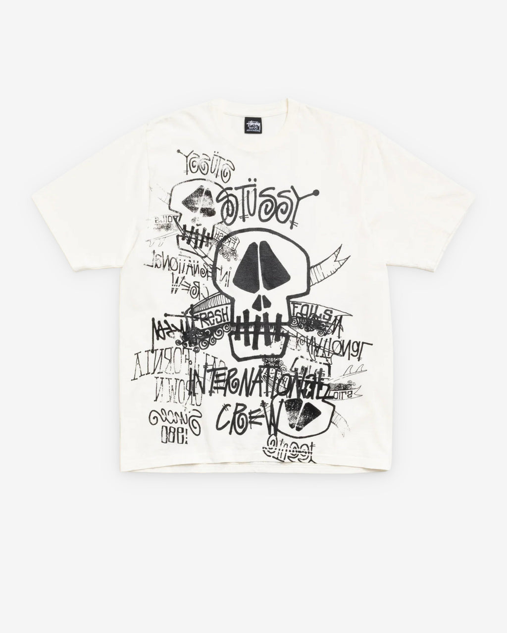 Stüssy - Men's Skulls Pigment Dyed Tee - (Natural)