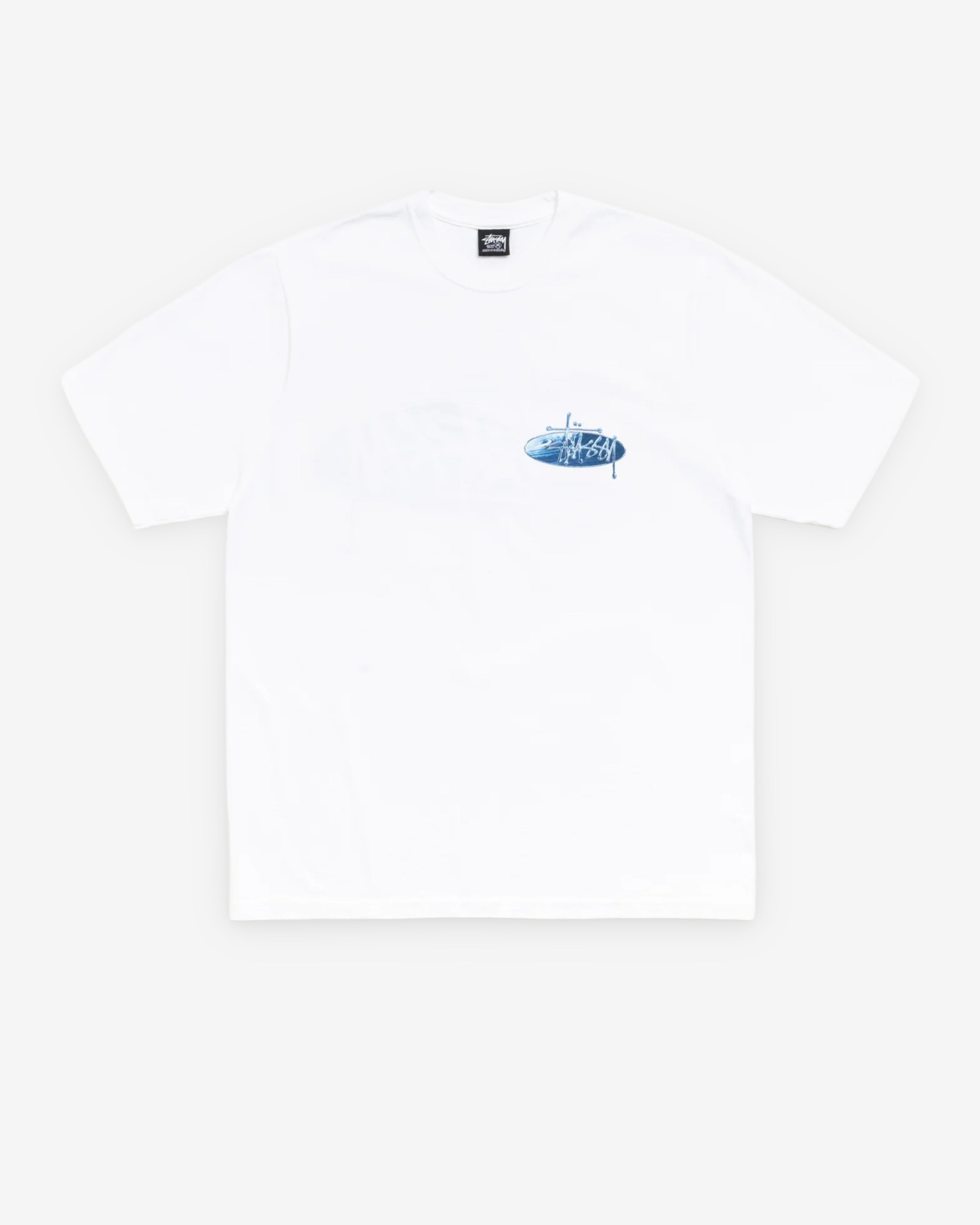 Stussy - Men's Wave Oval Tee - (White)