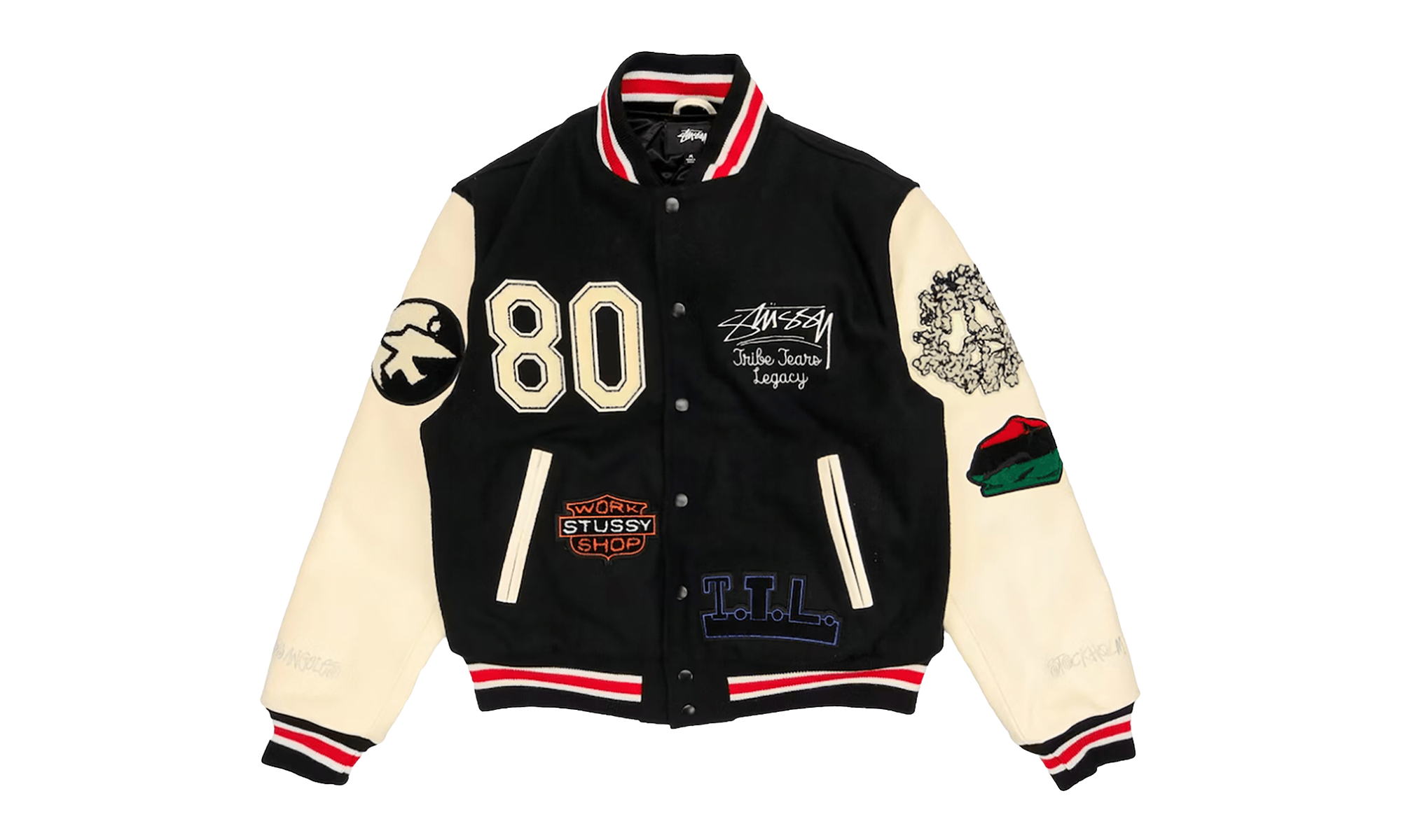 Stussy Our Legacy TTL Varsity Jacket "Black" DT519