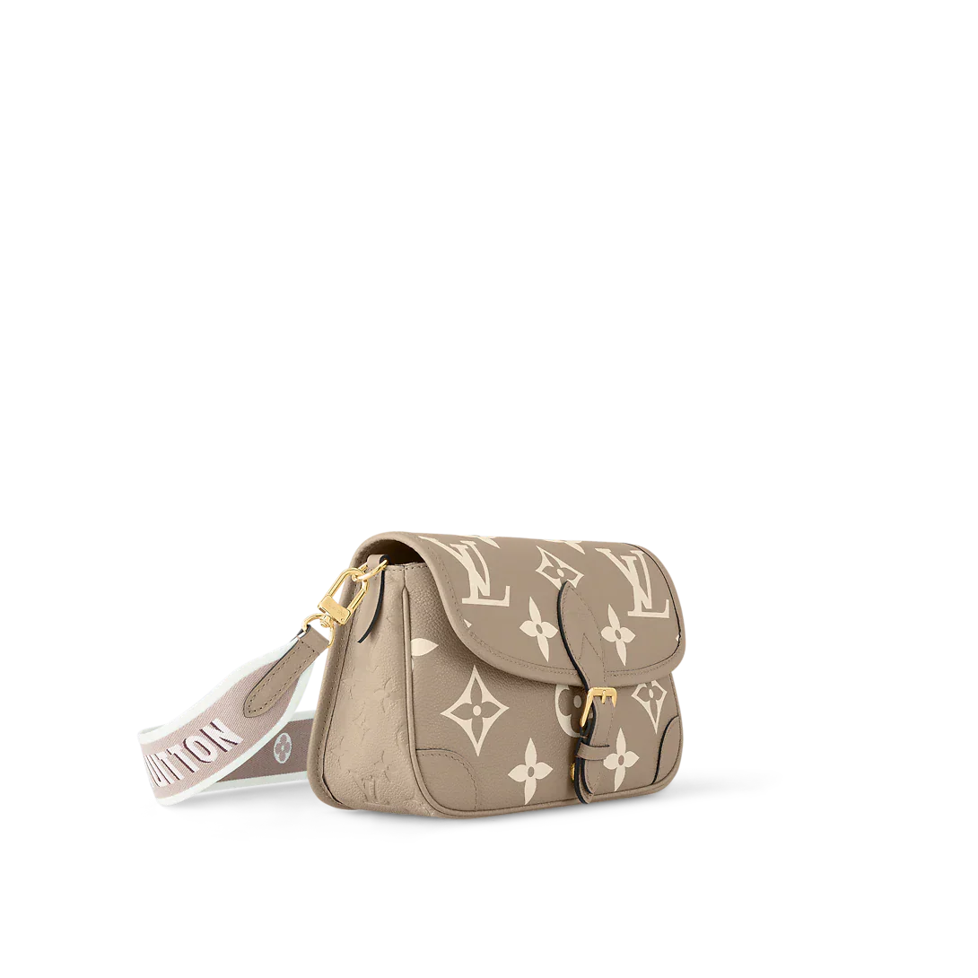 Louis Vuitton Diane Monogram Empreinte Tourterelle Beige cream