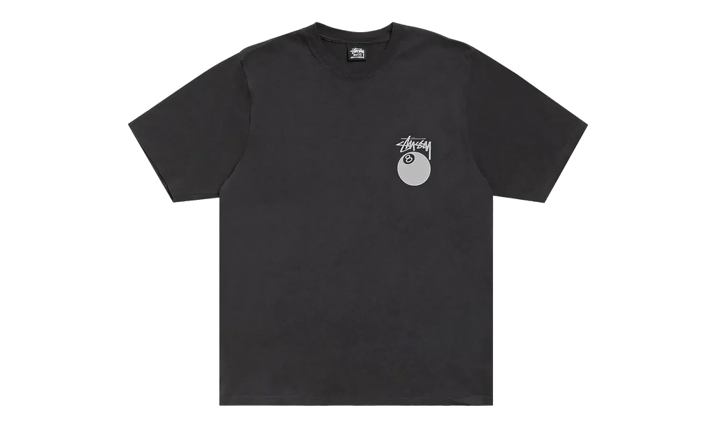 8 Ball Tee Pigment Dyed "Faded Black" STUS494
