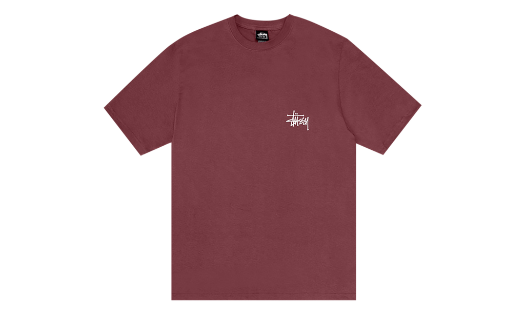 Basic Tee "Oxblood" STUS415