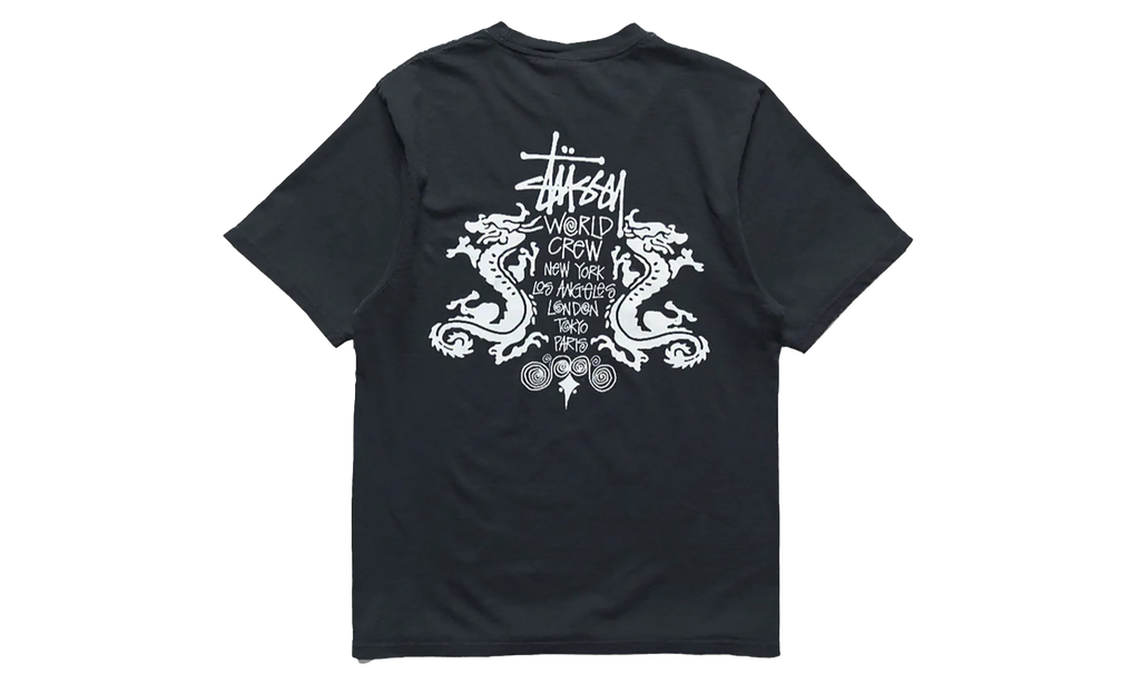 Double Dragon Pigment Dyed Tee "Black" STUS50