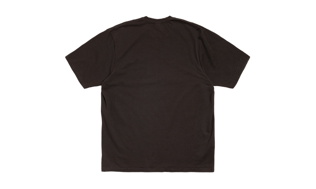 STRETCH TEE PIGMENT DYED "Faded Black" STUS259