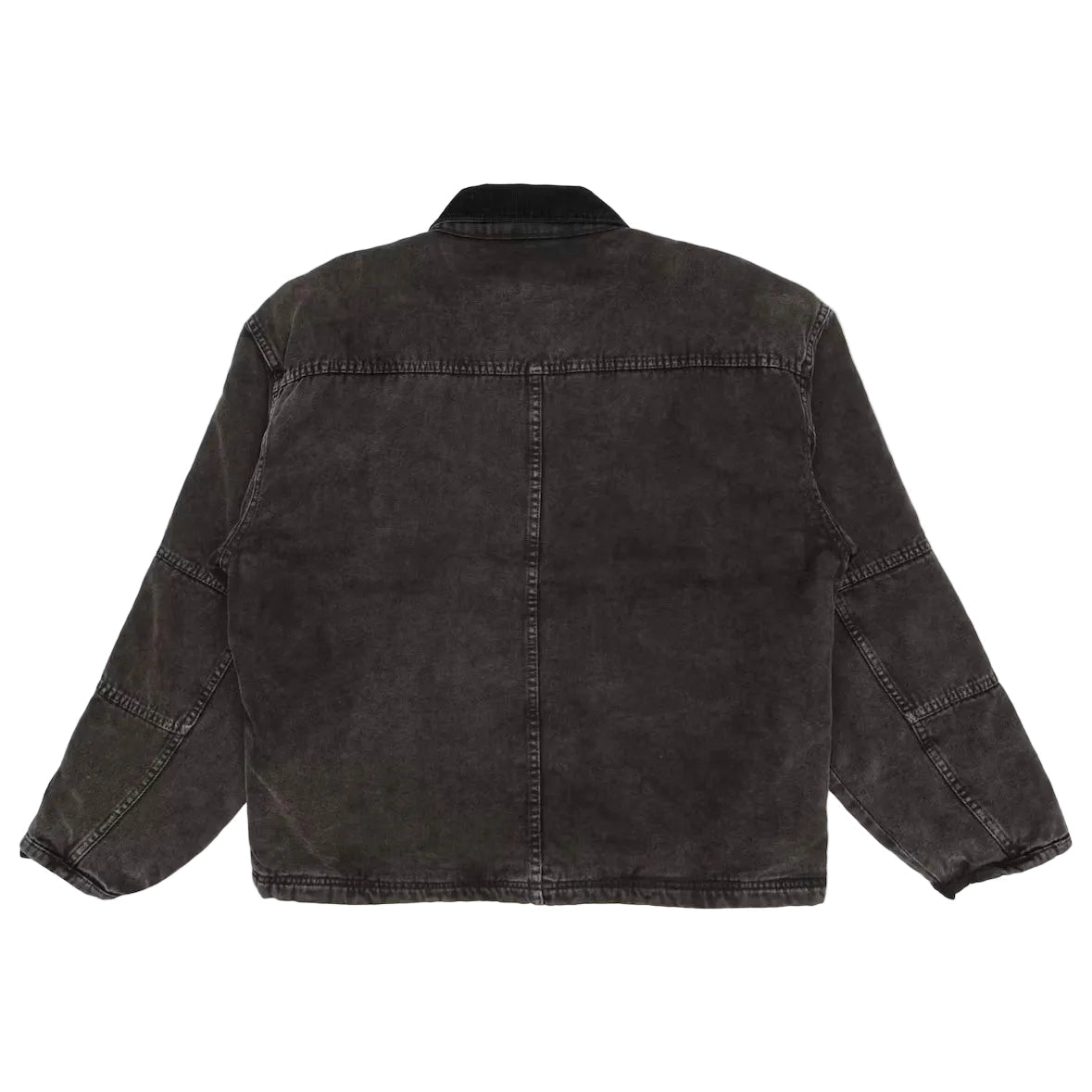 Stussy Washed Canvas Shop Jacket  Black