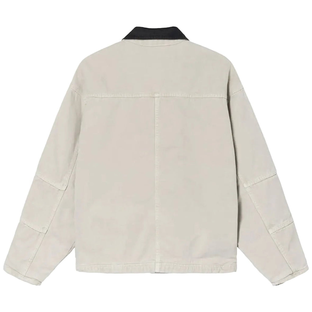 Stussy Washed Canvas Shop Jacket Bone