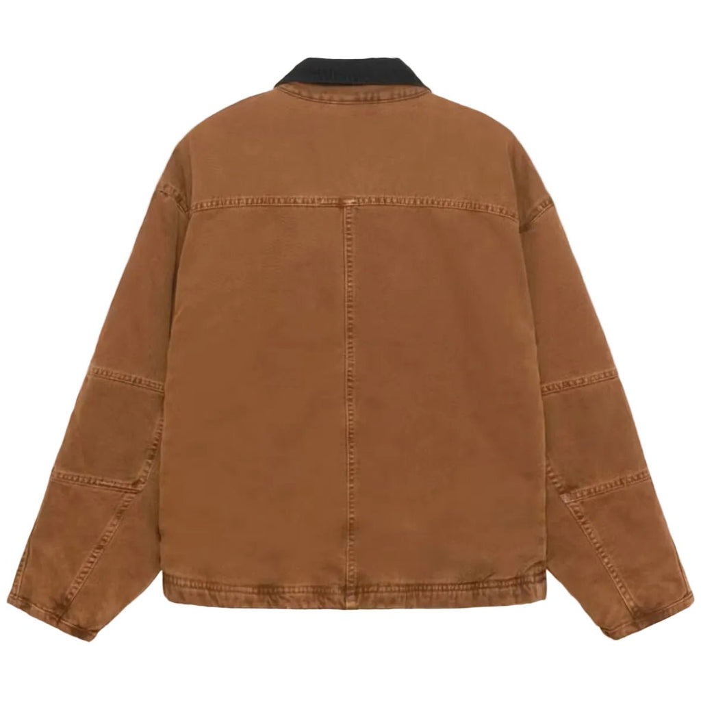 Stussy Washed Canvas Shop Jacket  Bronze