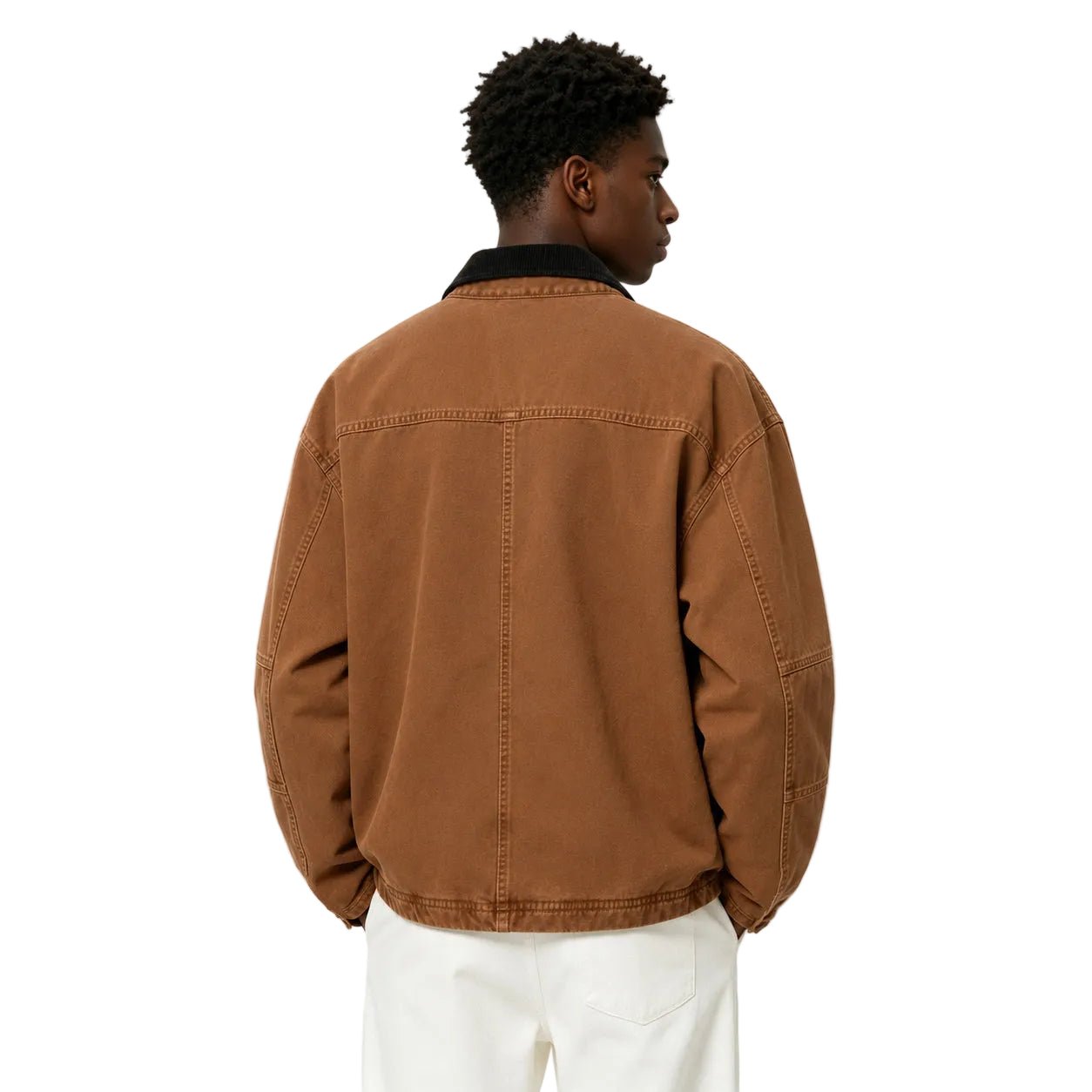 Stussy Washed Canvas Shop Jacket  Bronze