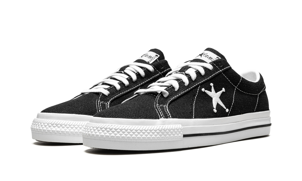 STUSSY X ONE STAR OX LOW "Black" 173120C