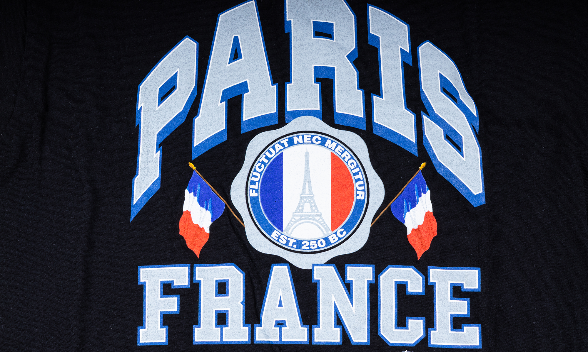 Paris France Tee "Black" STUS311
