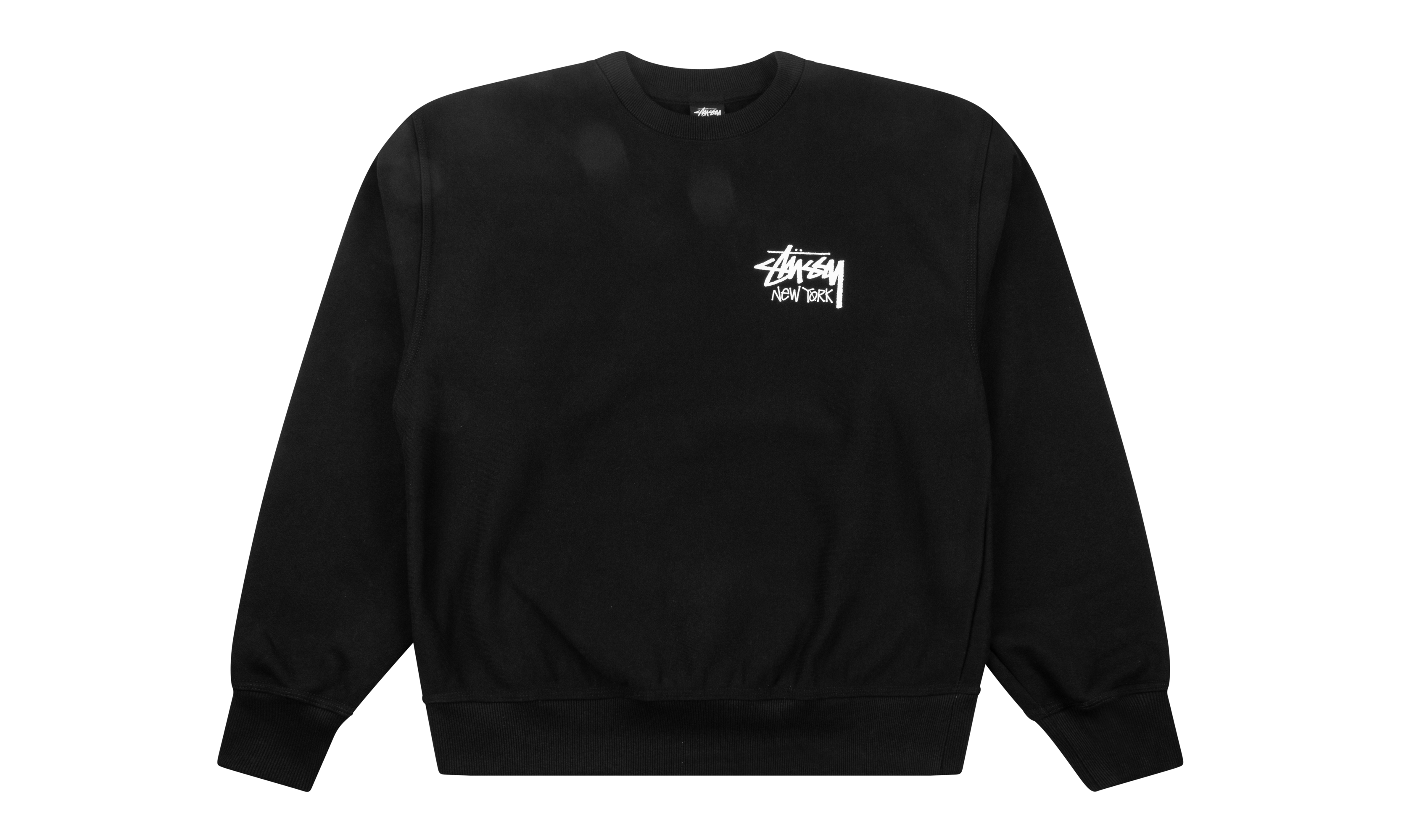 Basic Crewneck "New York Exclusive - Black" STUS09