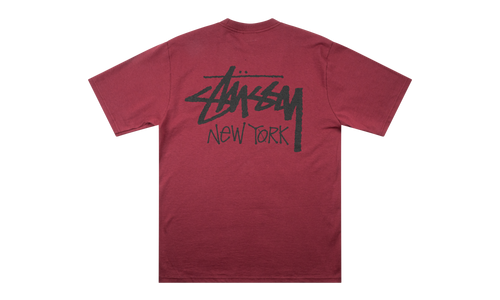 BASIC STÜSSY TEE "New York Exclusive - Wine" STUS22