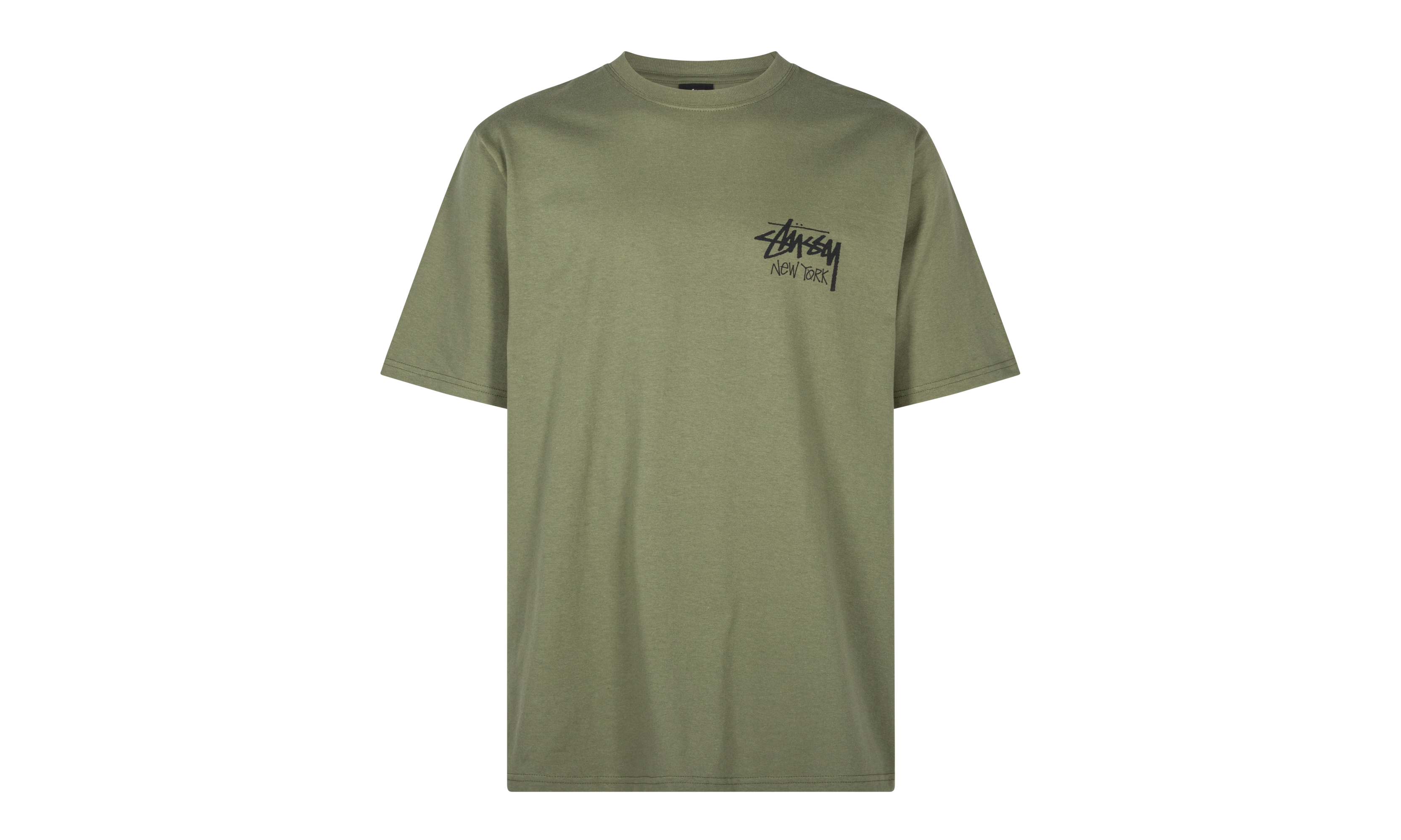 BASIC STÜSSY TEE "New York Exclusive - Olive" STUS03