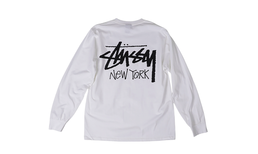 Longsleeve Tee "New York Exclusive - White" STUS11